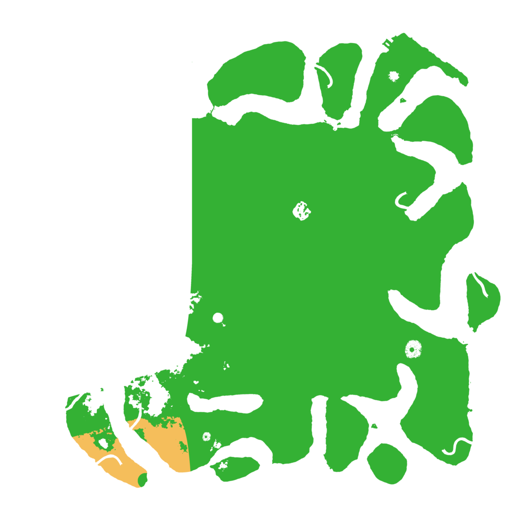 Biome Rust Map: Procedural Map, Size: 4500, Seed: 555362472