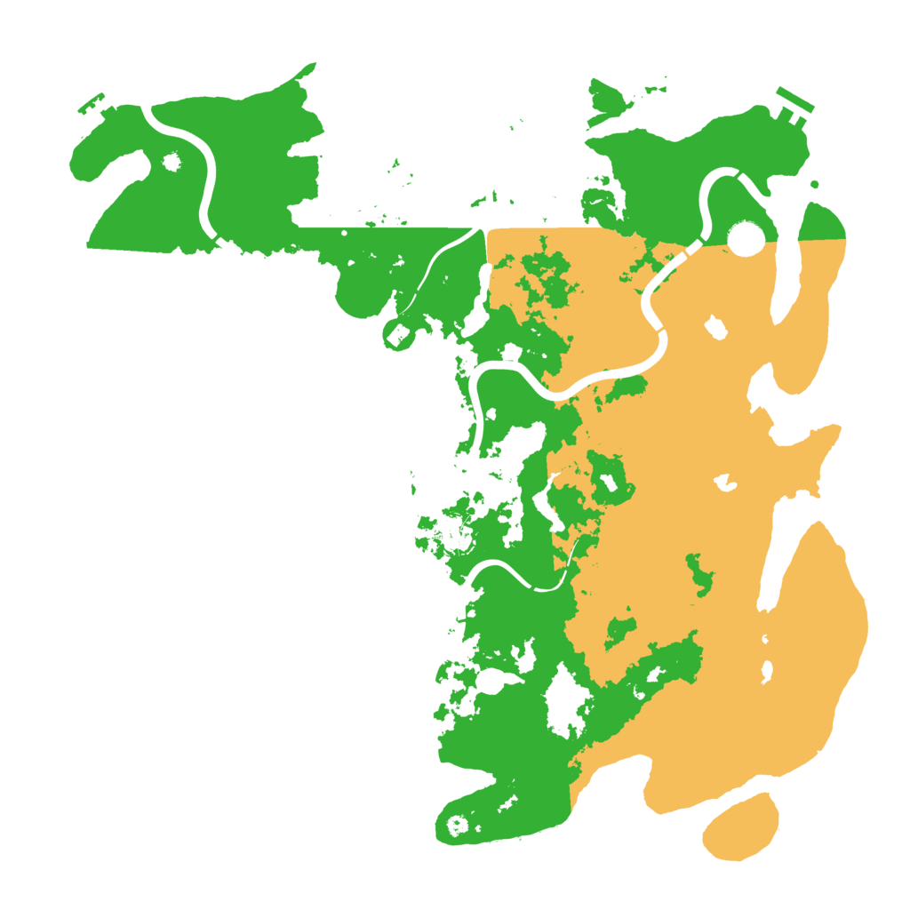 Biome Rust Map: Procedural Map, Size: 4500, Seed: 1017226007