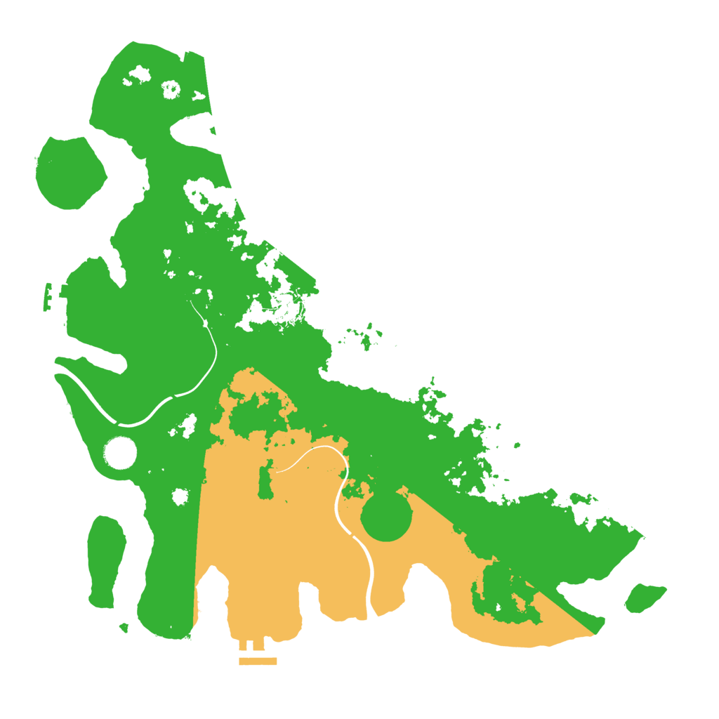 Biome Rust Map: Procedural Map, Size: 3850, Seed: 1971163644