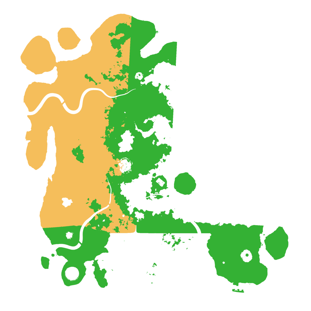 Biome Rust Map: Procedural Map, Size: 4000, Seed: 27336