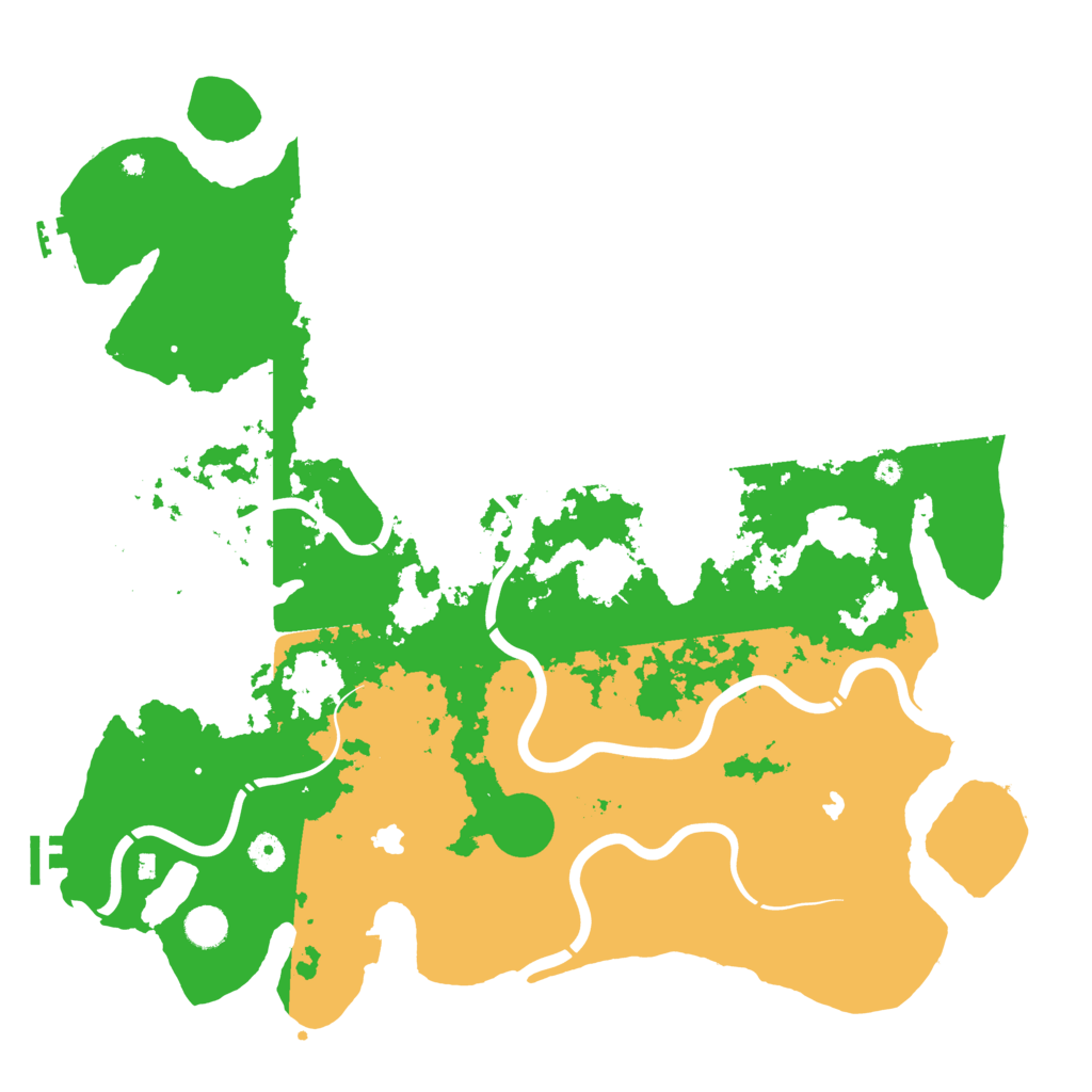 Biome Rust Map: Procedural Map, Size: 4500, Seed: 1491853947
