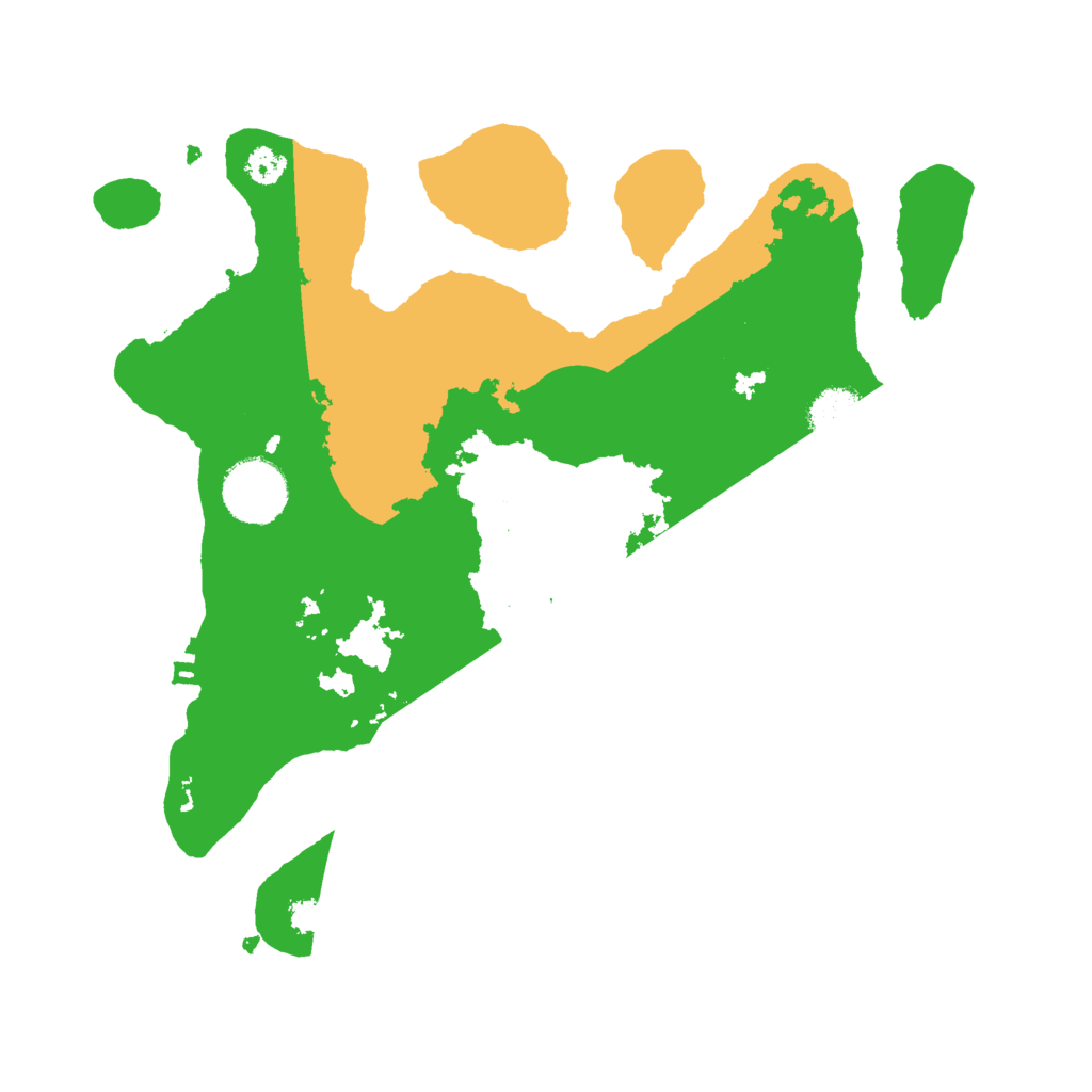 Biome Rust Map: Procedural Map, Size: 3000, Seed: 8943