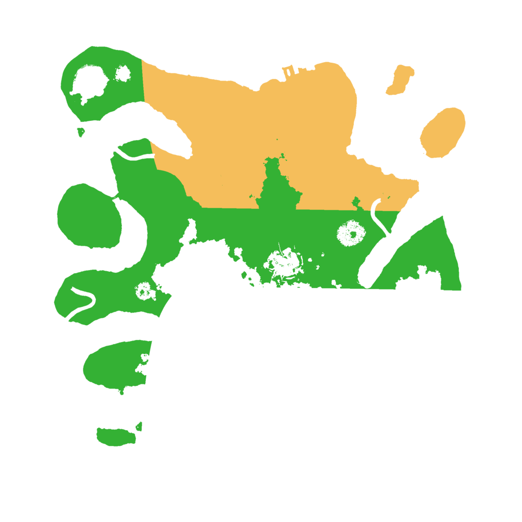 Biome Rust Map: Procedural Map, Size: 3000, Seed: 366580