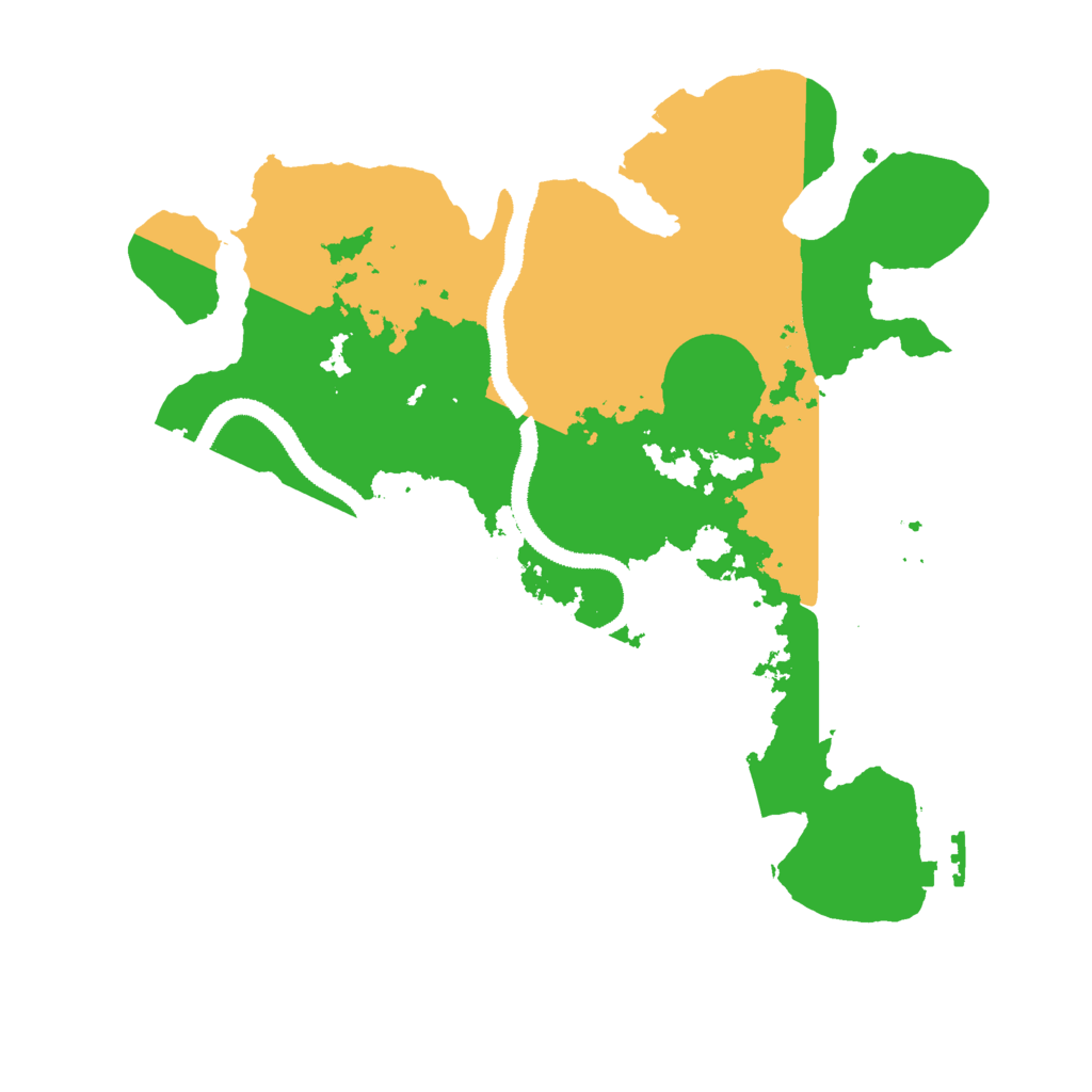 Biome Rust Map: Procedural Map, Size: 3000, Seed: 2425225