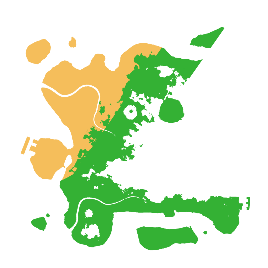 Biome Rust Map: Procedural Map, Size: 3000, Seed: 419252