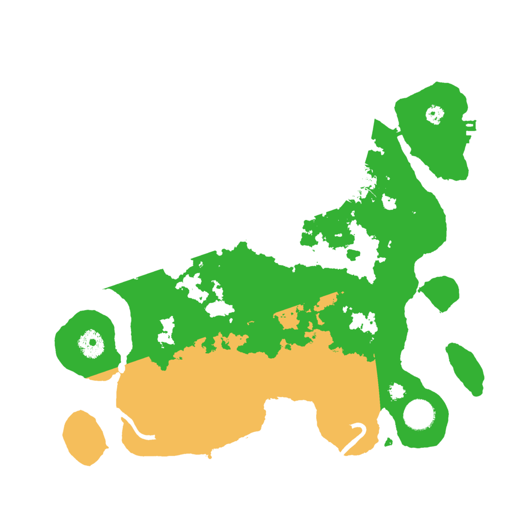 Biome Rust Map: Procedural Map, Size: 3000, Seed: 350142