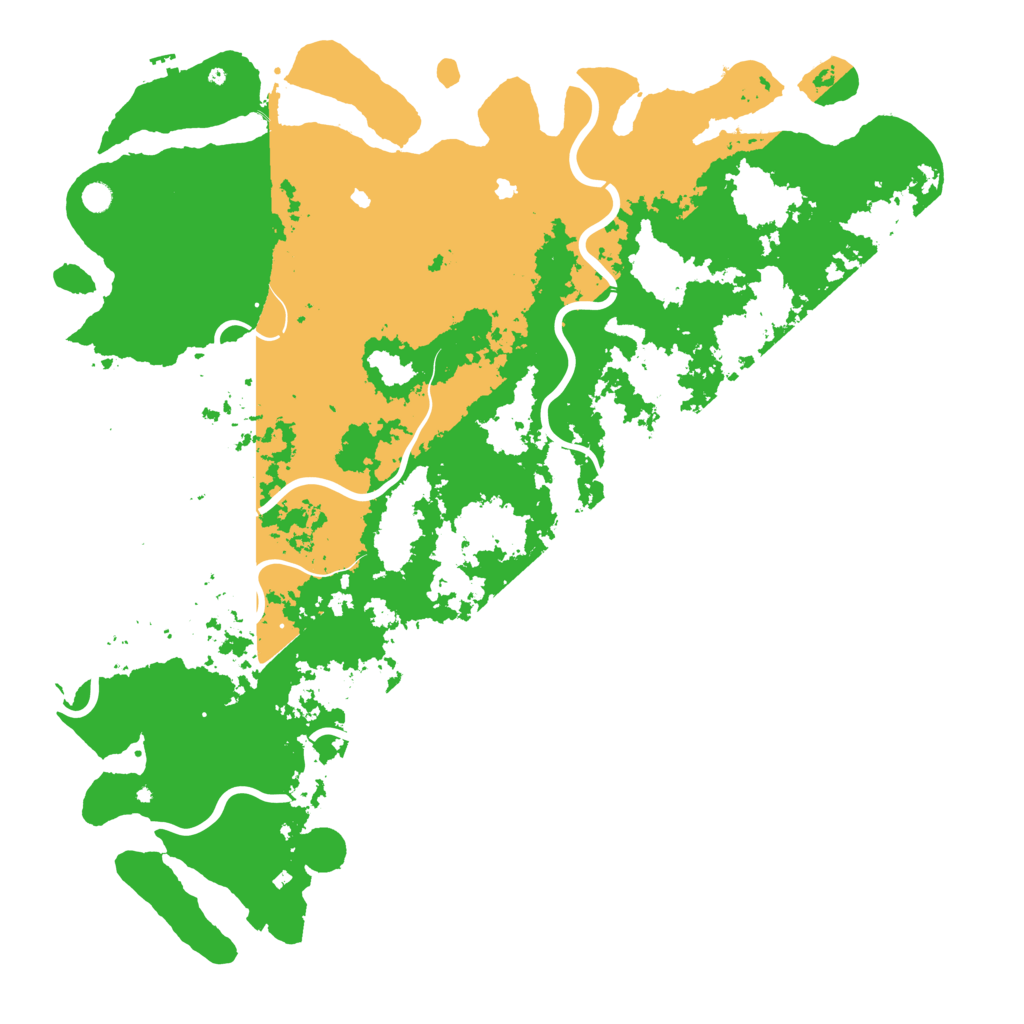 Biome Rust Map: Procedural Map, Size: 6000, Seed: 66774348