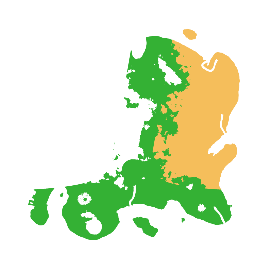 Biome Rust Map: Procedural Map, Size: 3100, Seed: 445521261