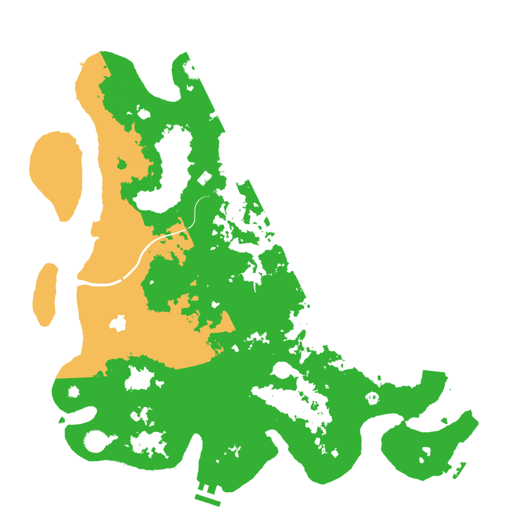 Biome Rust Map: Procedural Map, Size: 4000, Seed: 2035