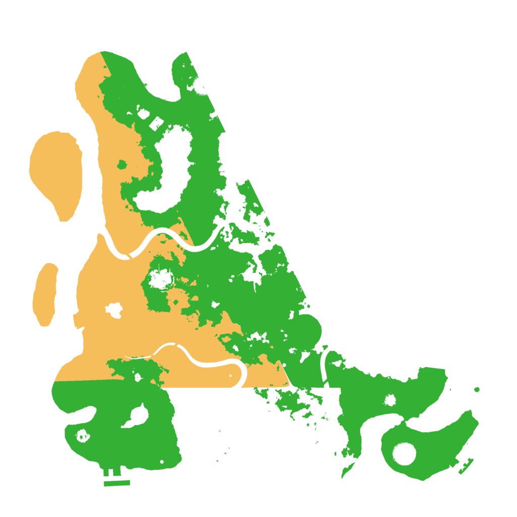 Biome Rust Map: Procedural Map, Size: 4000, Seed: 2035