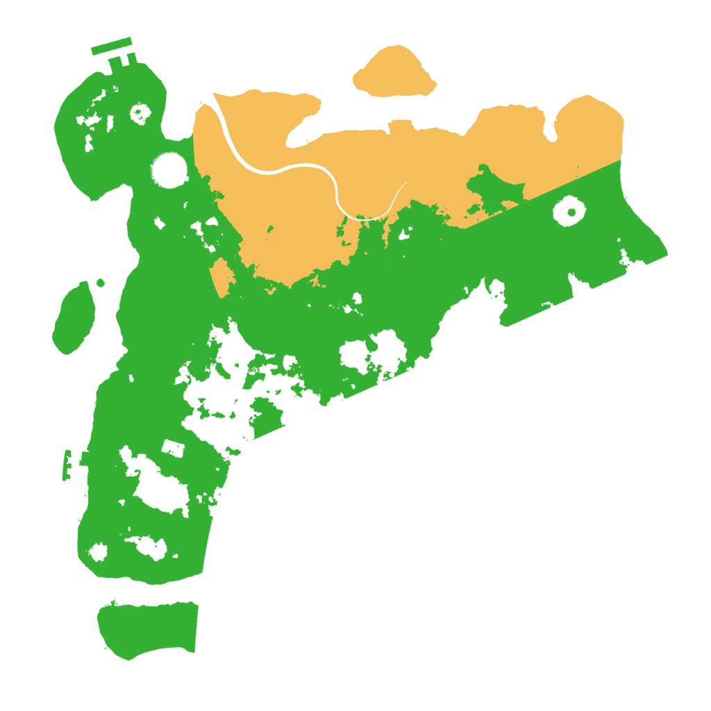 Biome Rust Map: Procedural Map, Size: 3500, Seed: 213590442