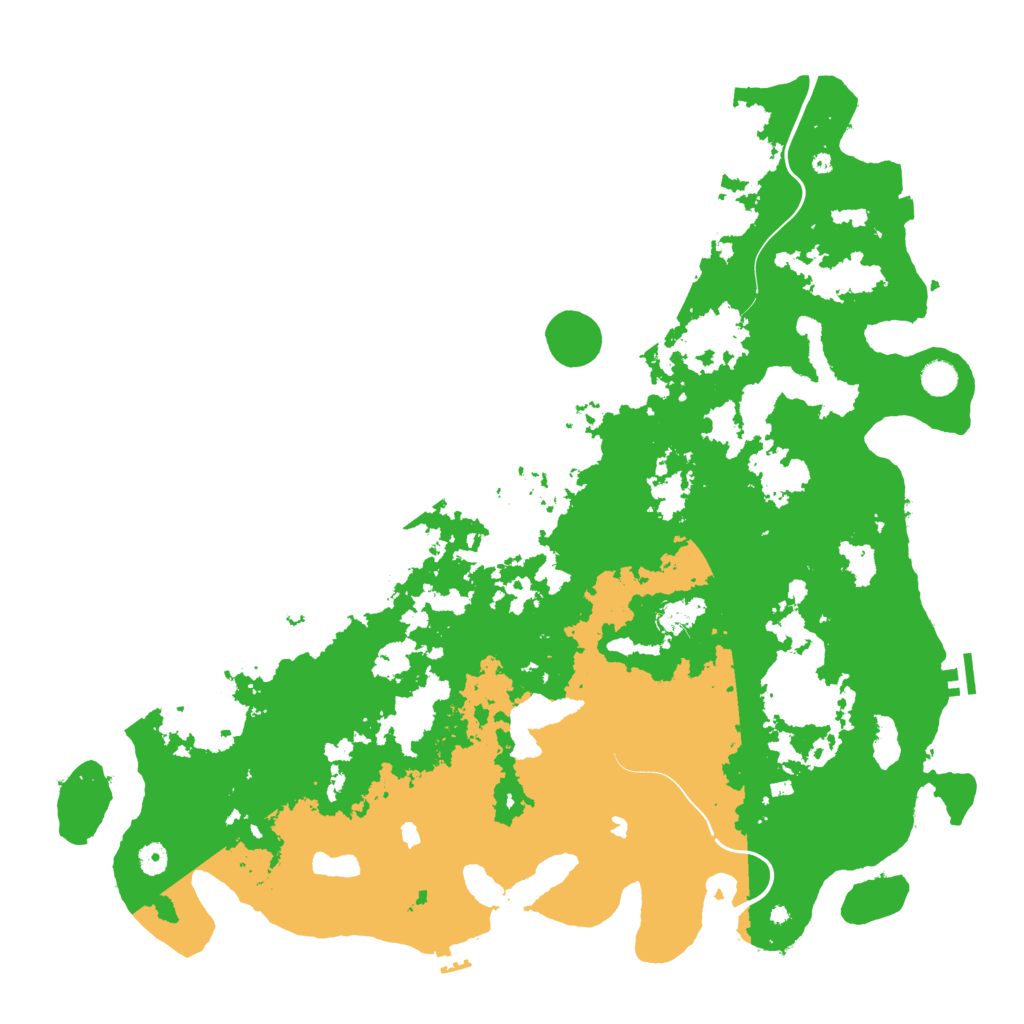 Biome Rust Map: Procedural Map, Size: 5000, Seed: 504633387
