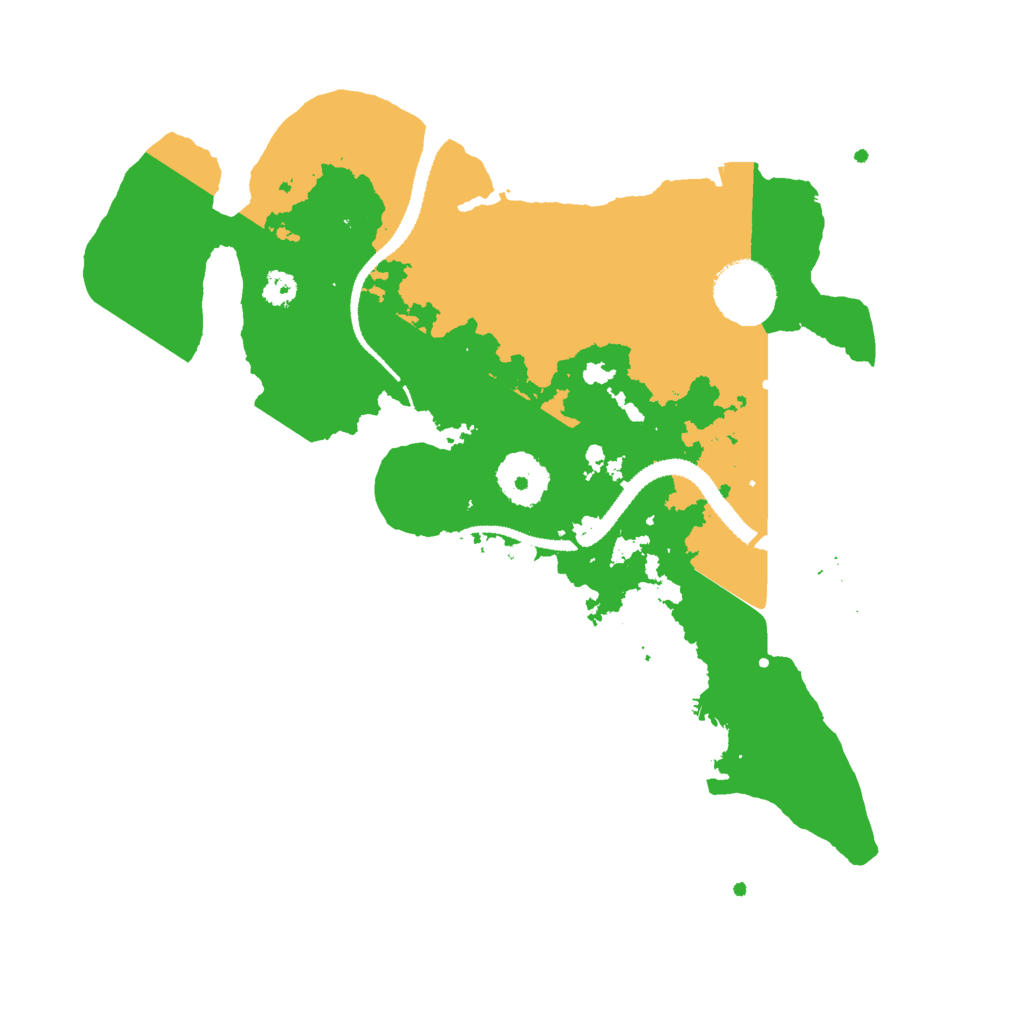 Biome Rust Map: Procedural Map, Size: 3000, Seed: 604393