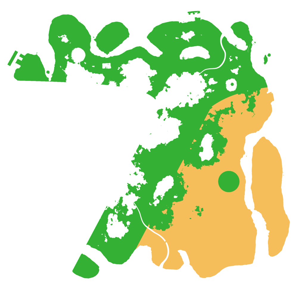 Biome Rust Map: Procedural Map, Size: 3800, Seed: 1900