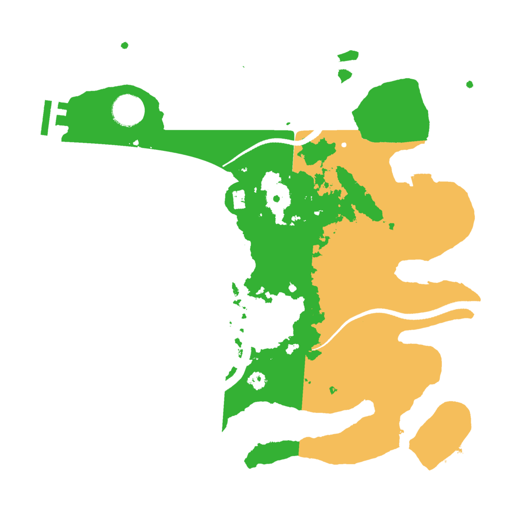 Biome Rust Map: Procedural Map, Size: 3000, Seed: 788369