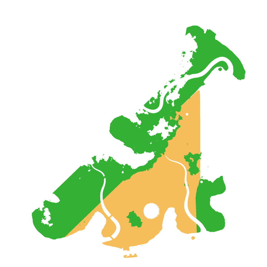 Biome Rust Map: Procedural Map, Size: 3000, Seed: 68670937