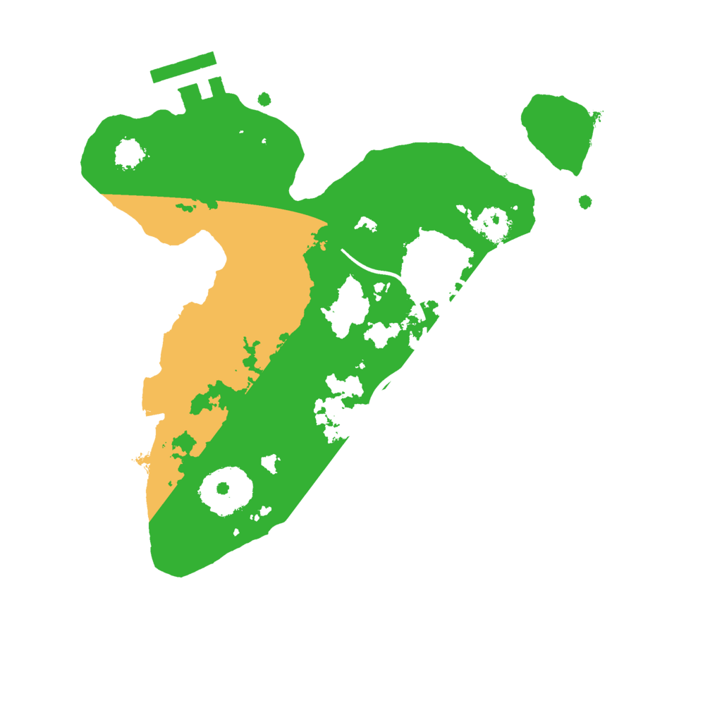 Biome Rust Map: Procedural Map, Size: 2200, Seed: 29420