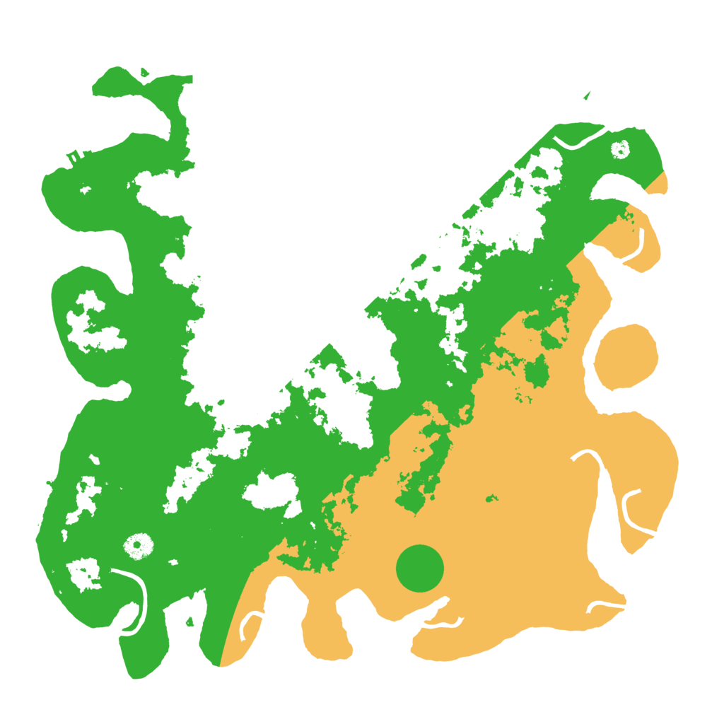Biome Rust Map: Procedural Map, Size: 4000, Seed: 72899077