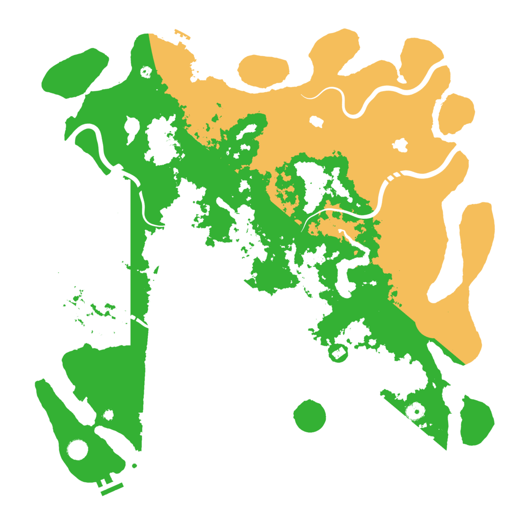 Biome Rust Map: Procedural Map, Size: 4500, Seed: 800842069