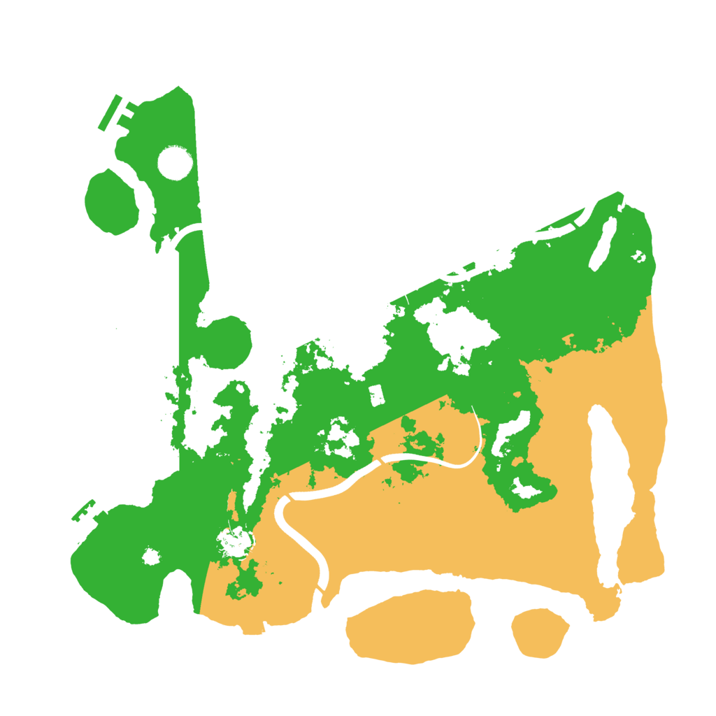 Biome Rust Map: Procedural Map, Size: 3750, Seed: 87233