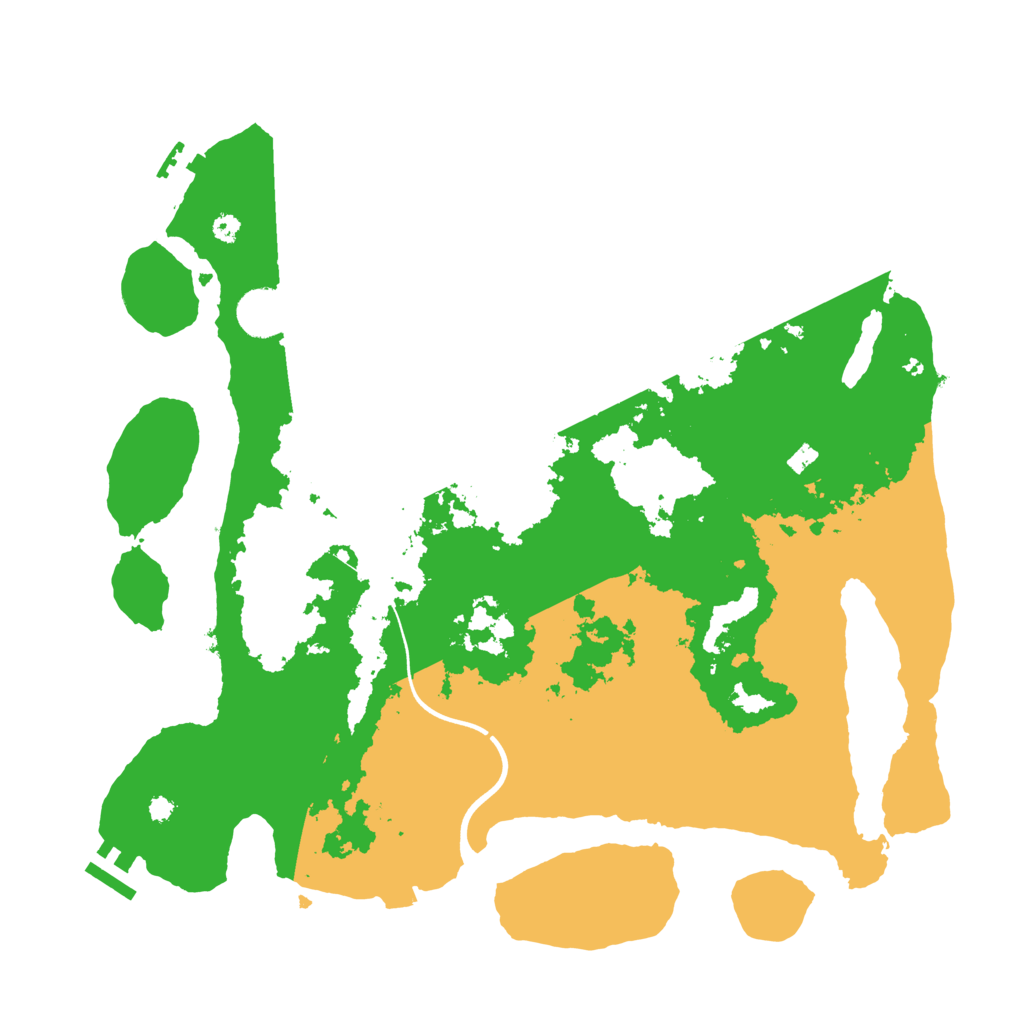Biome Rust Map: Procedural Map, Size: 3750, Seed: 87233