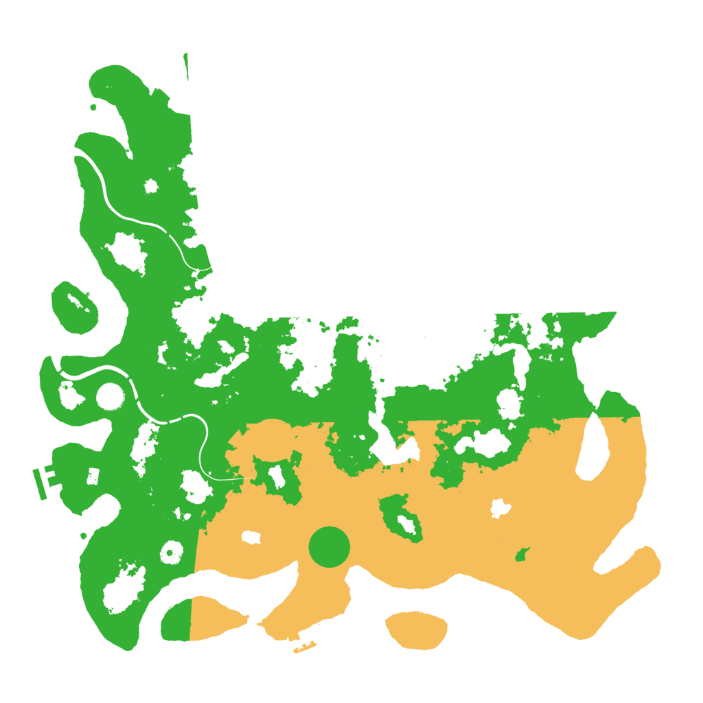Biome Rust Map: Procedural Map, Size: 4500, Seed: 649942117