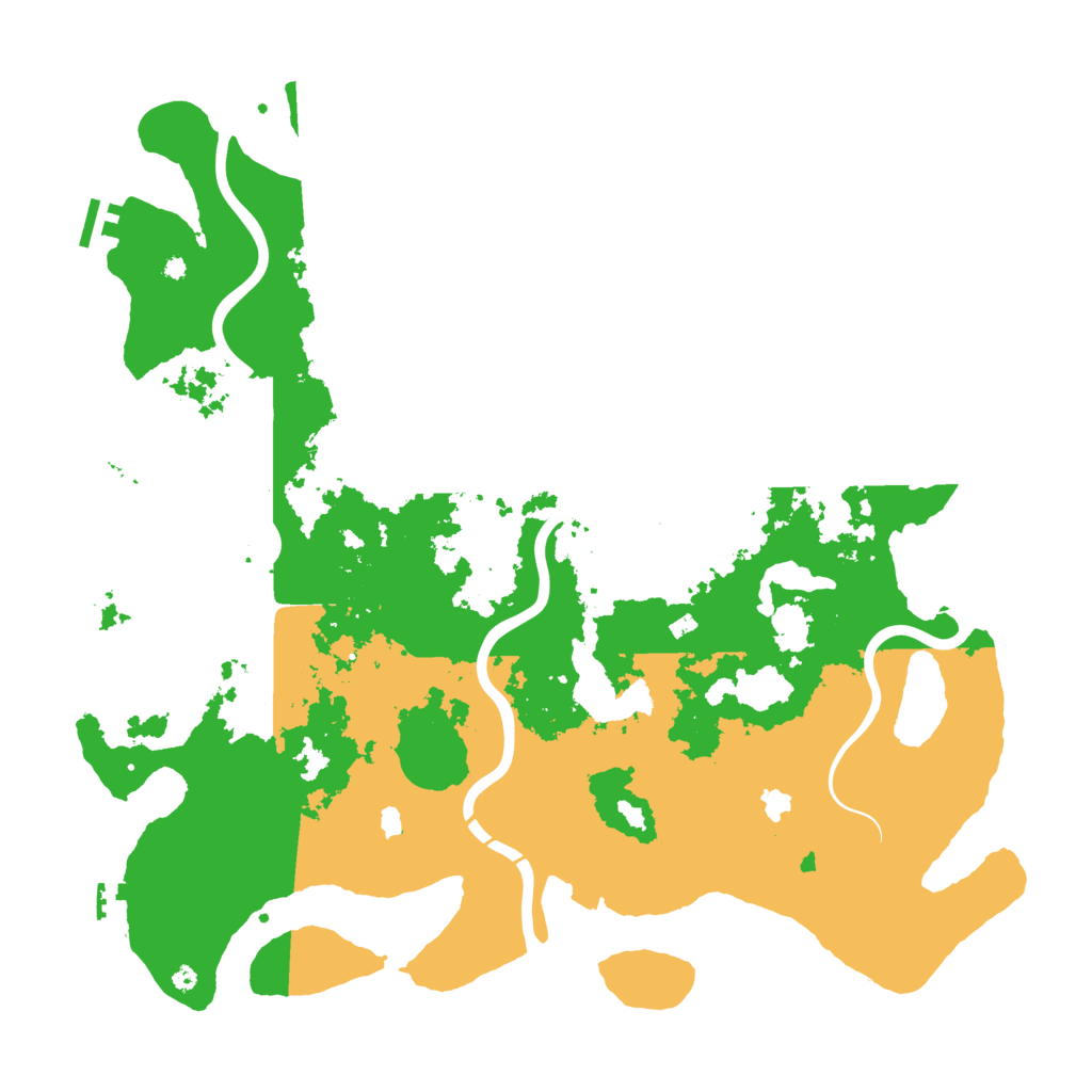 Biome Rust Map: Procedural Map, Size: 4500, Seed: 649942117