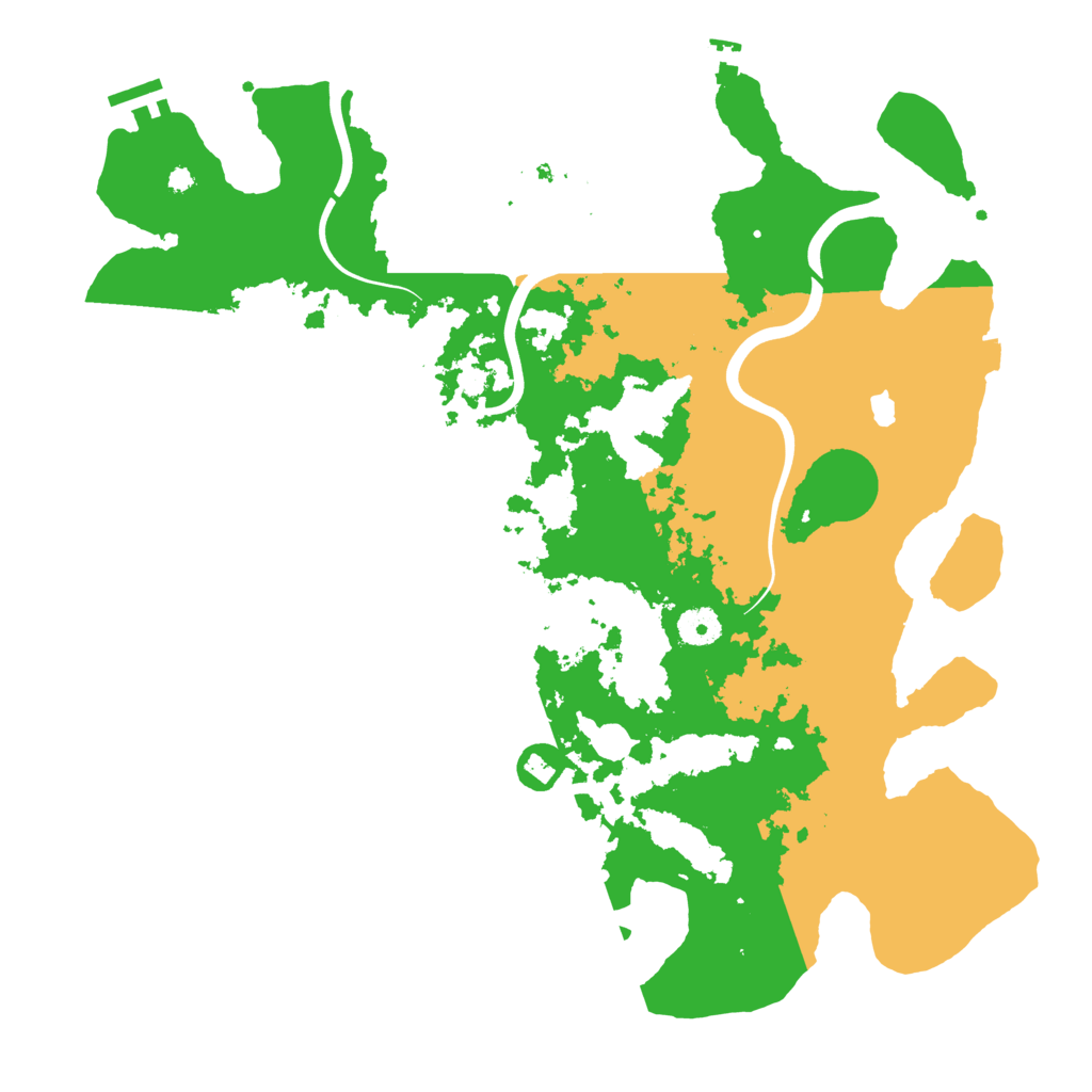 Biome Rust Map: Procedural Map, Size: 4000, Seed: 1488985461