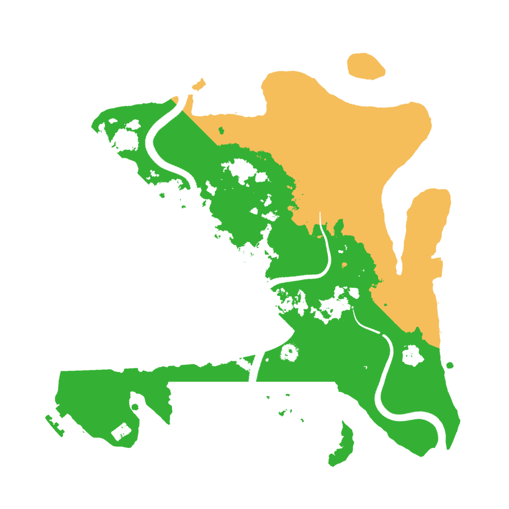 Biome Rust Map: Procedural Map, Size: 3000, Seed: 306280