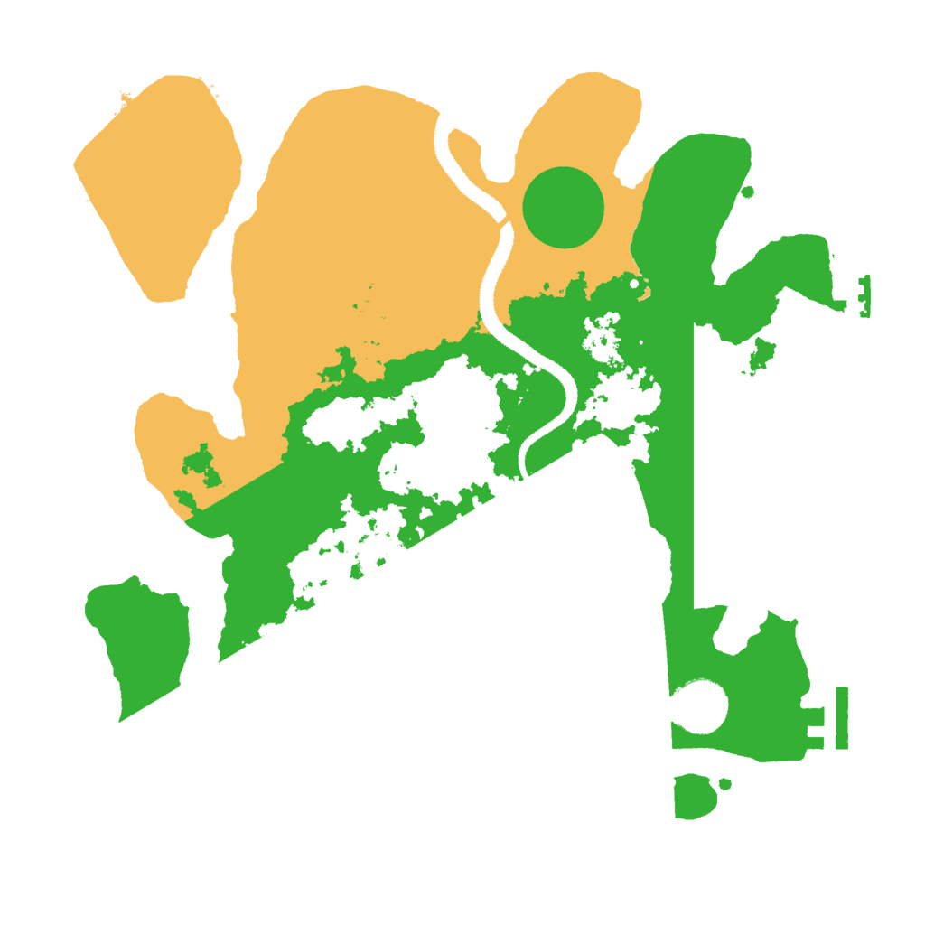 Biome Rust Map: Procedural Map, Size: 3000, Seed: 316673
