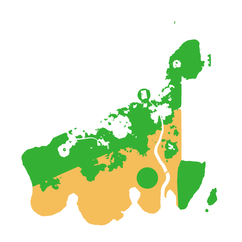 Biome Rust Map: Procedural Map, Size: 3000, Seed: 382996