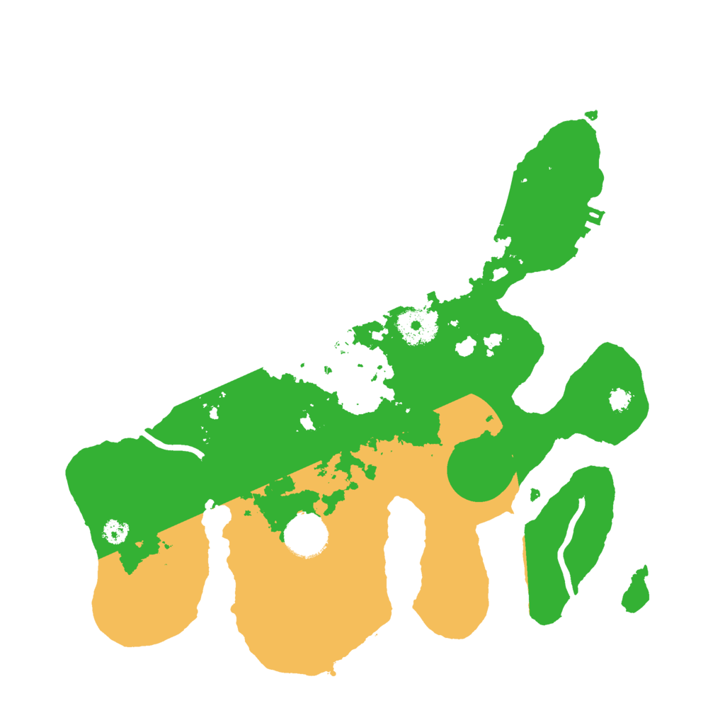 Biome Rust Map: Procedural Map, Size: 3000, Seed: 382996