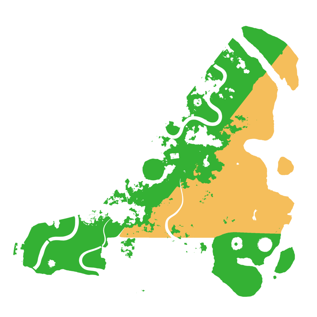 Biome Rust Map: Procedural Map, Size: 3900, Seed: 750