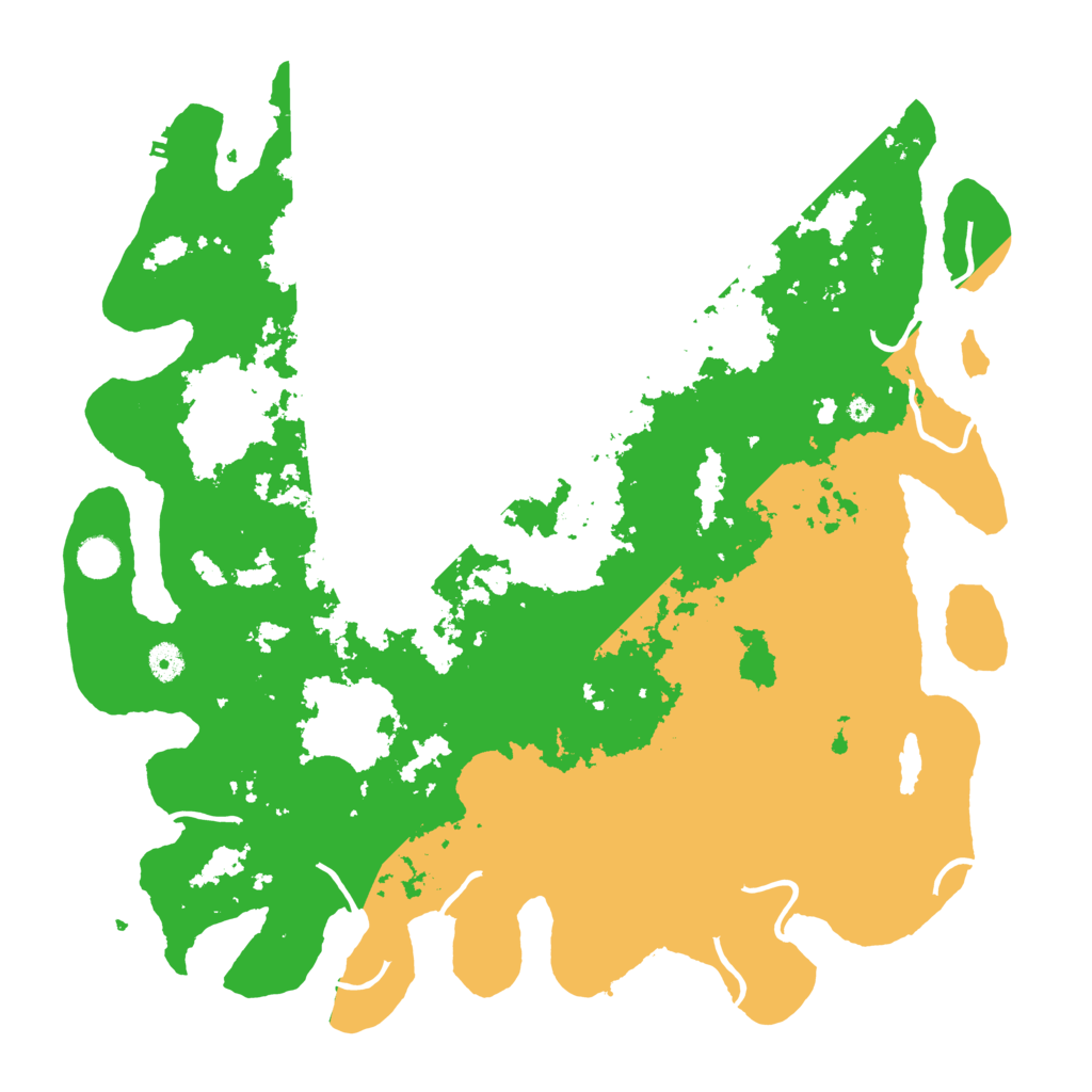Biome Rust Map: Procedural Map, Size: 4500, Seed: 32165469