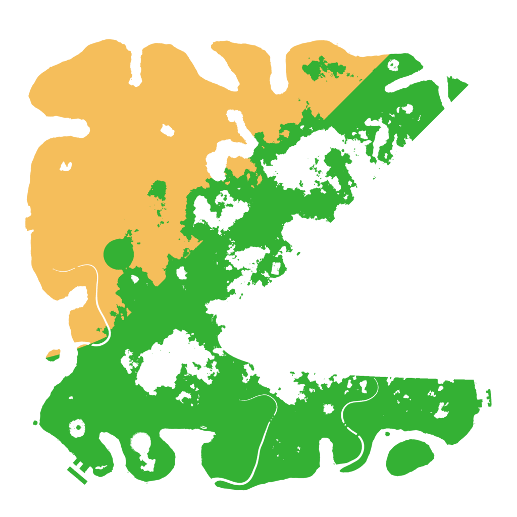 Biome Rust Map: Procedural Map, Size: 4500, Seed: 855545163