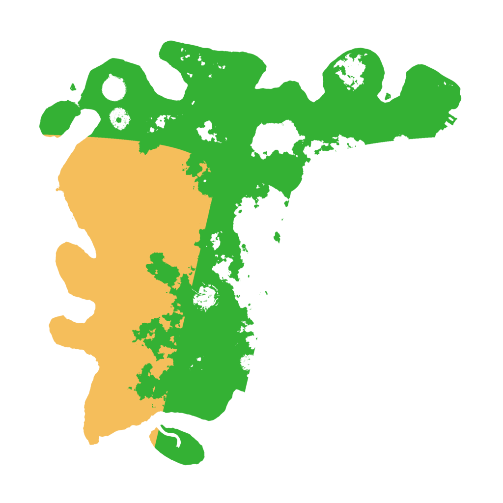 Biome Rust Map: Procedural Map, Size: 3700, Seed: 44567