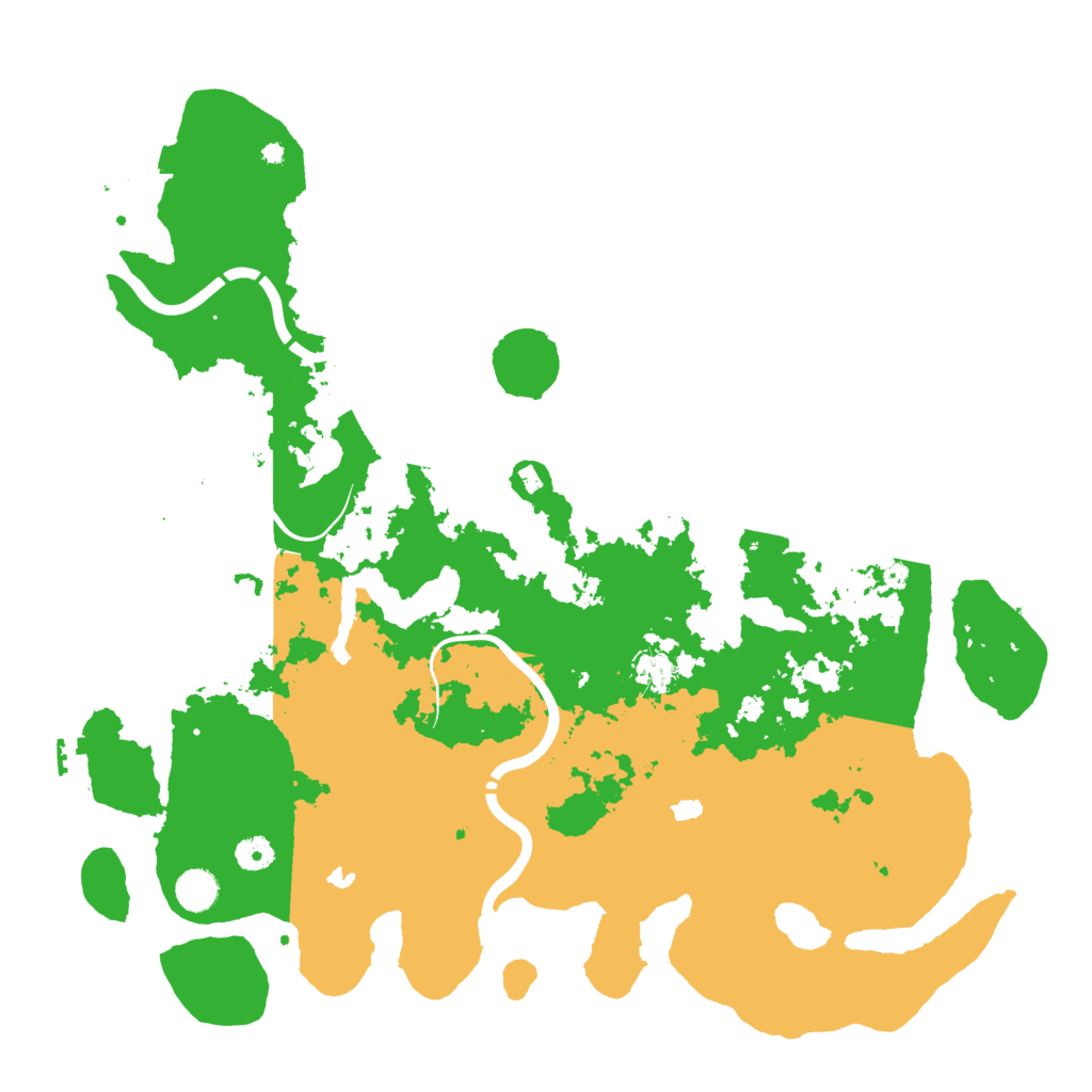 Biome Rust Map: Procedural Map, Size: 4500, Seed: 724248179
