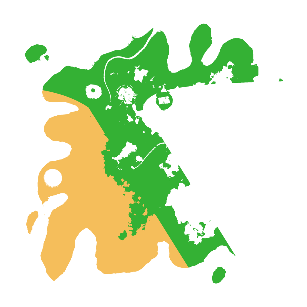 Biome Rust Map: Procedural Map, Size: 3000, Seed: 15123