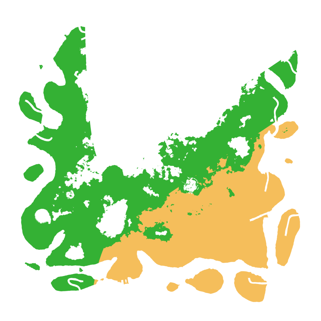 Biome Rust Map: Procedural Map, Size: 4000, Seed: 88856
