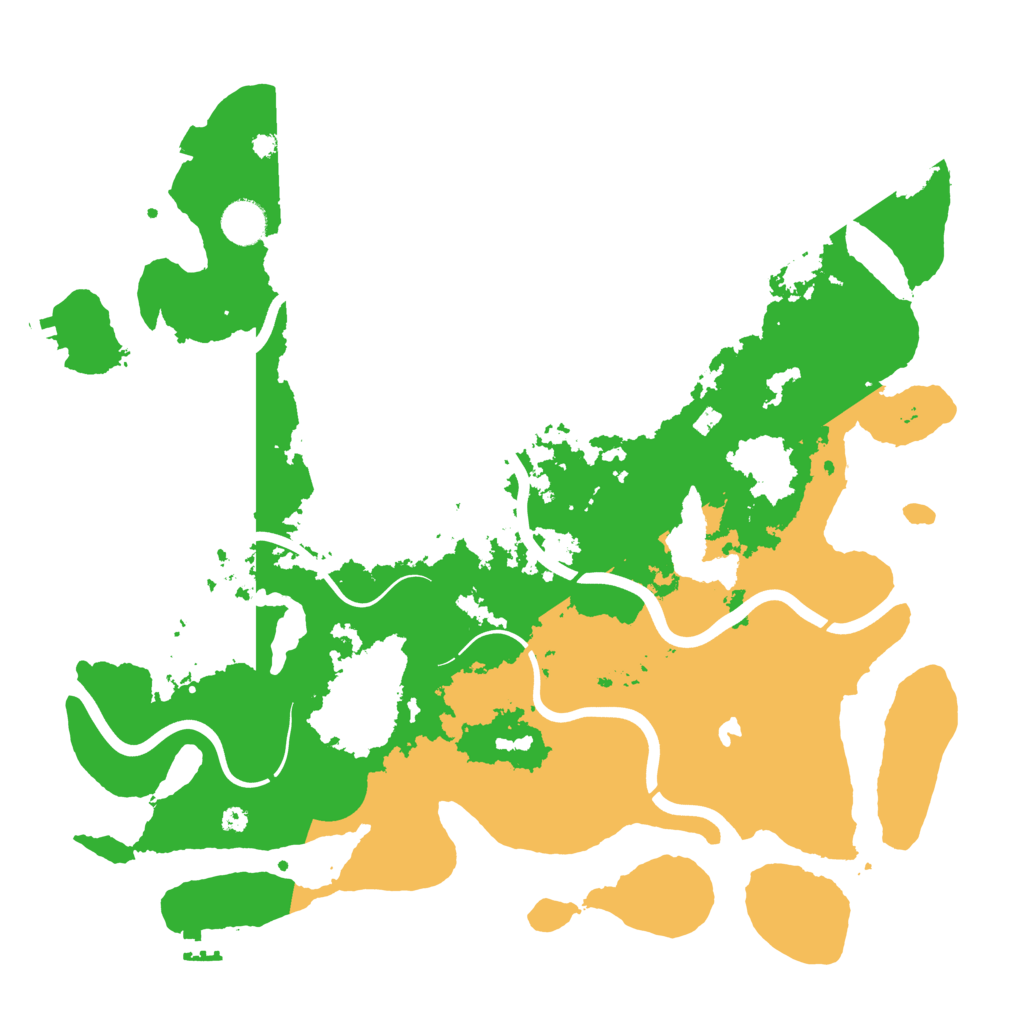 Biome Rust Map: Procedural Map, Size: 4000, Seed: 88856