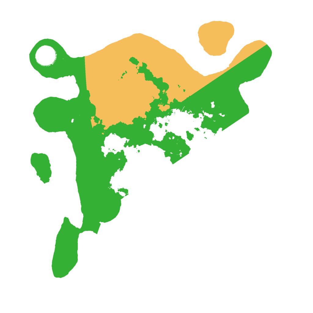 Biome Rust Map: Barren, Size: 2700, Seed: 127817