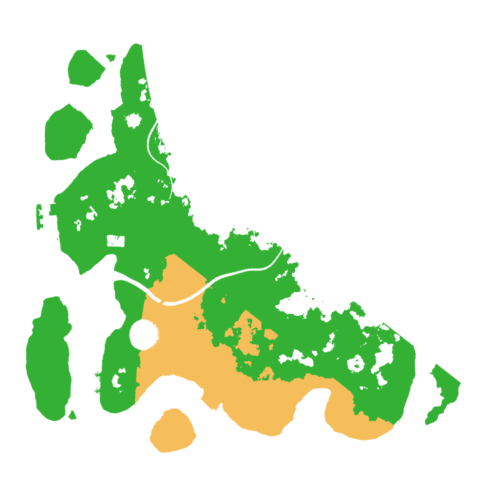 Biome Rust Map: Procedural Map, Size: 3000, Seed: 5821234