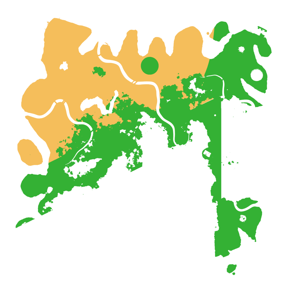 Biome Rust Map: Procedural Map, Size: 4400, Seed: 365