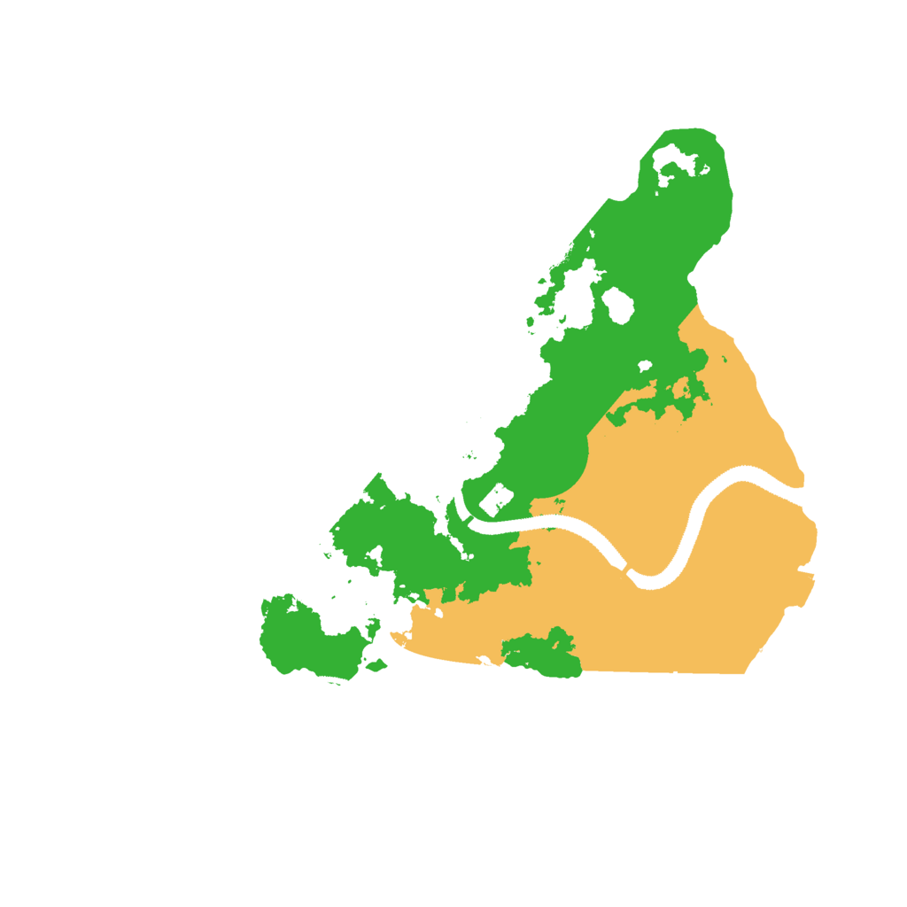 Biome Rust Map: Procedural Map, Size: 3000, Seed: 29219423