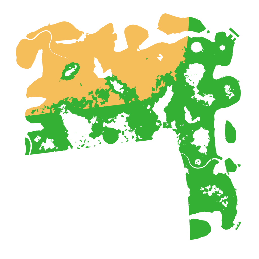 Biome Rust Map: Procedural Map, Size: 4300, Seed: 4741865