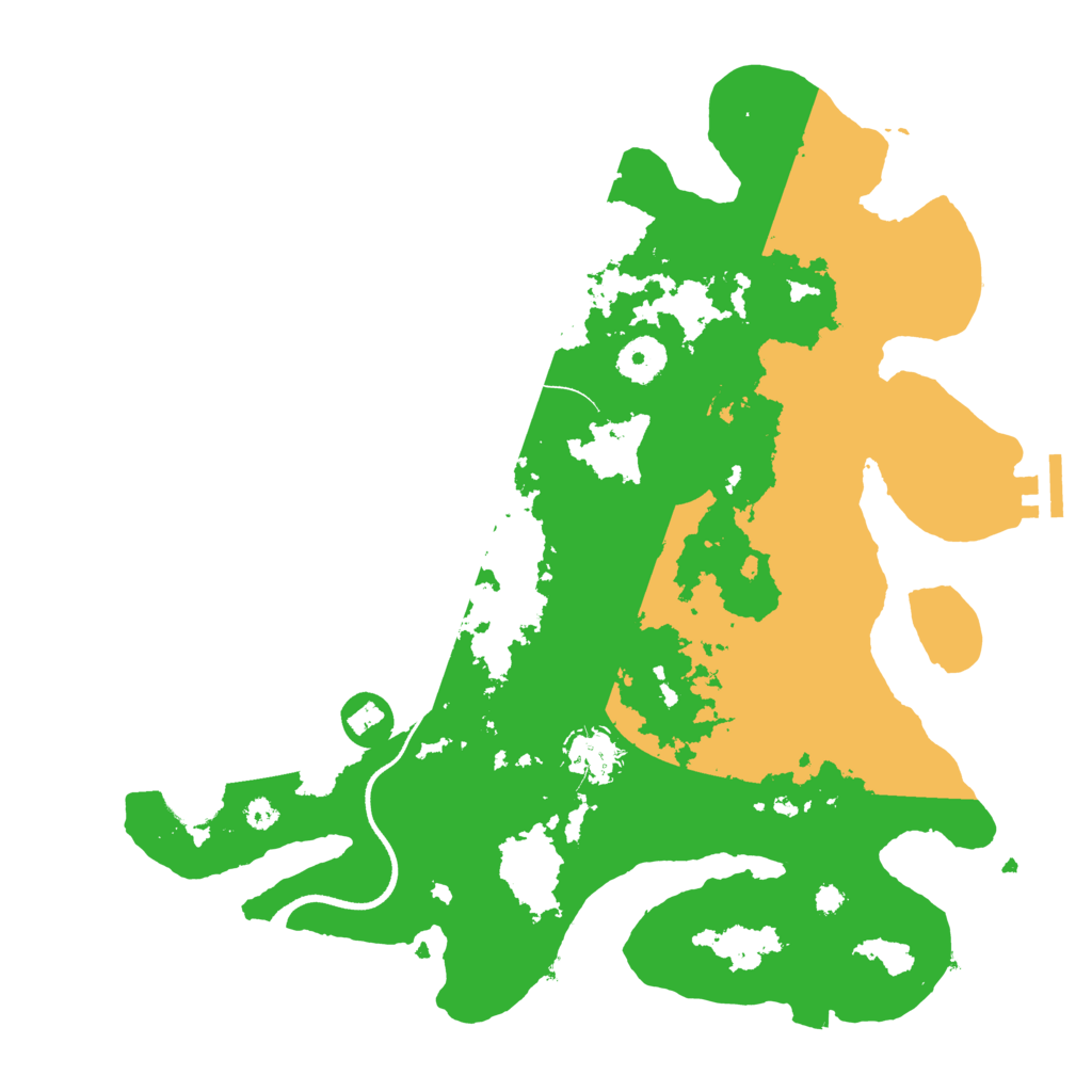 Biome Rust Map: Procedural Map, Size: 3500, Seed: 474736374