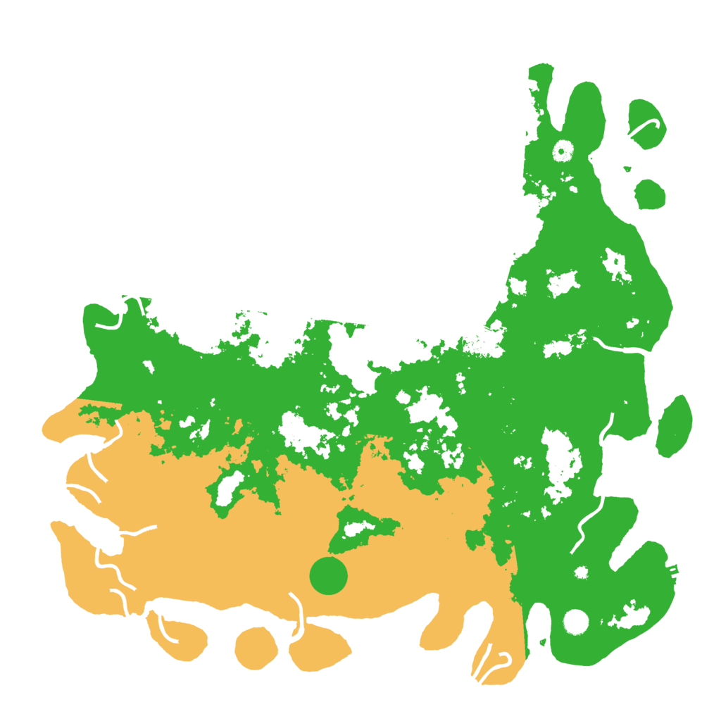 Biome Rust Map: Procedural Map, Size: 5000, Seed: 57616563