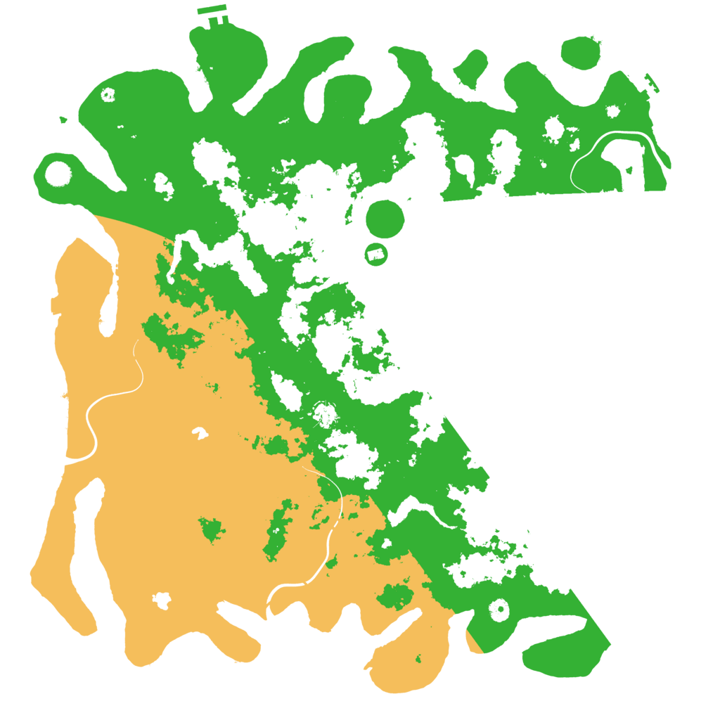 Biome Rust Map: Procedural Map, Size: 5000, Seed: 1840797036