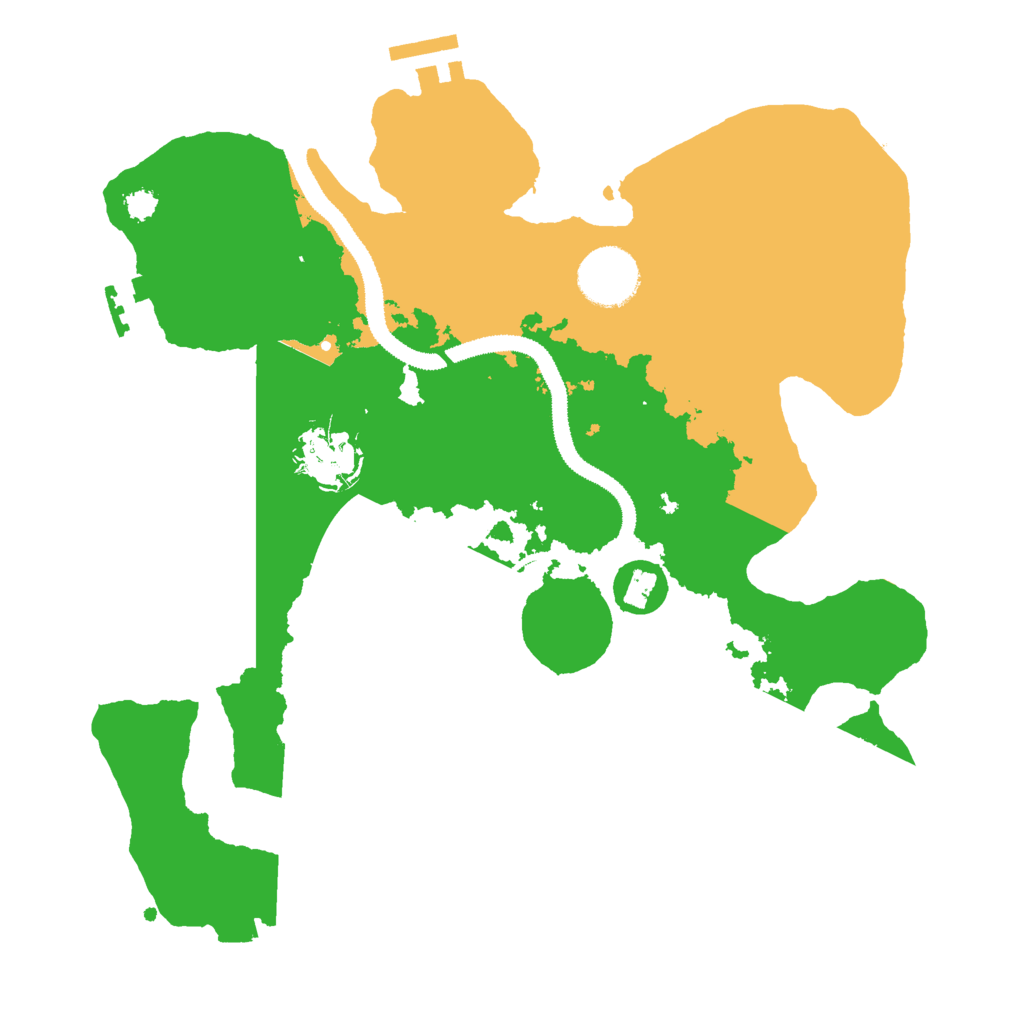 Biome Rust Map: Procedural Map, Size: 3000, Seed: 1871398259