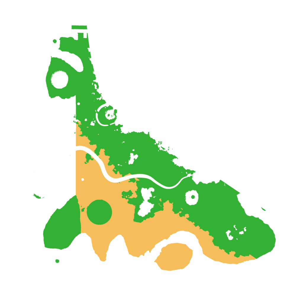 Biome Rust Map: Procedural Map, Size: 3200, Seed: 6946969